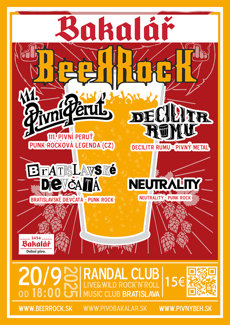 Plagát Bakalář BeerRock 2025